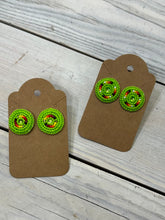 Load image into Gallery viewer, Indigenous Hand Beaded Round Studs