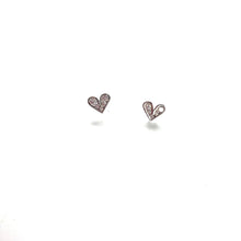 Load image into Gallery viewer, Silver Shaped Studs