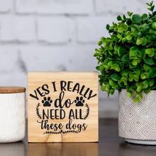 Load image into Gallery viewer, Twin Timbers Block Signs (Family & Pets)