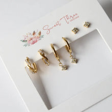 Load image into Gallery viewer, Afterglow Triple Earring Set