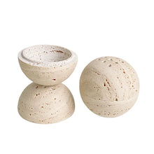 Load image into Gallery viewer, Travertine Incense Burner