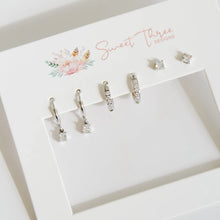 Load image into Gallery viewer, Regal Triple Earring Set