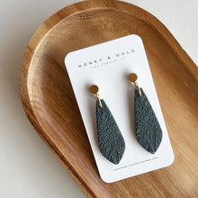 Load image into Gallery viewer, Honey & Gold Clay Dangle Earrings