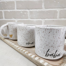 Load image into Gallery viewer, Family Speckled Heart Mugs