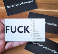 Load image into Gallery viewer, The Phuckery Cards