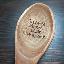 Load image into Gallery viewer, Laser Engraved Wooden Spoons