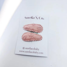 Load image into Gallery viewer, Mini Fabric Hair Clips