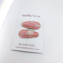 Load image into Gallery viewer, Mini Fabric Hair Clips