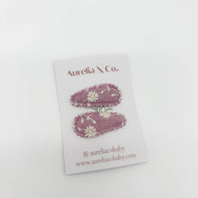 Load image into Gallery viewer, Mini Fabric Hair Clips