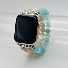 Load image into Gallery viewer, Amazonite, Fossil Stone and Aqua Jade - Large