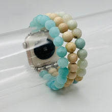Load image into Gallery viewer, Amazonite, Fossil Stone and Aqua Jade - Medium