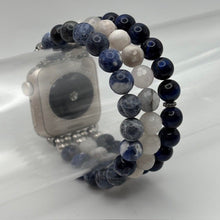 Load image into Gallery viewer, Blue Tiger Eye, Crazy Lace Agate and Sodalite - Medium