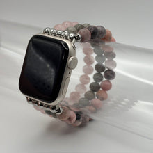 Load image into Gallery viewer, Rose Quartz, Silverline Jasper and Pink Zebra Jasper - Large
