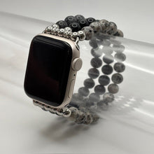 Load image into Gallery viewer, Larvikite, Obsidian and Sesame Jasper - Large