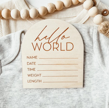 Load image into Gallery viewer, Knotty Designs Birth Stat Signs
