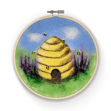 Load image into Gallery viewer, Wool Needle Felting Hoop Kits