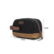 Load image into Gallery viewer, ODIN Waxed Canvas Toiletry Bag