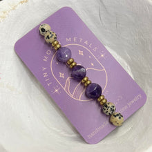 Load image into Gallery viewer, Gemstone Bracelet (Tiny Moon)