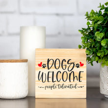 Load image into Gallery viewer, Twin Timbers Block Signs (Family & Pets)