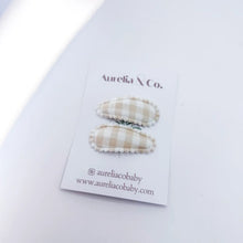 Load image into Gallery viewer, Mini Fabric Hair Clips