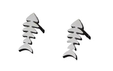 Load image into Gallery viewer, Silver Shaped Studs