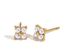 Load image into Gallery viewer, Gold Shaped Studs