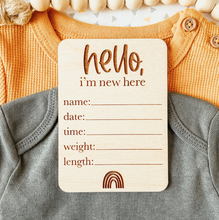 Load image into Gallery viewer, Knotty Designs Birth Stat Signs
