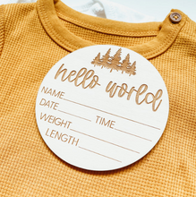 Load image into Gallery viewer, Knotty Designs Birth Stat Signs