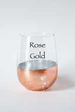 Load image into Gallery viewer, Stemless Gilded Wine Glasses
