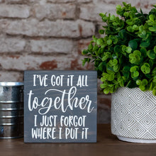 Load image into Gallery viewer, Twin Timbers Block Signs (Clean Humor)
