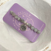 Load image into Gallery viewer, Gemstone Bracelet (Tiny Moon)
