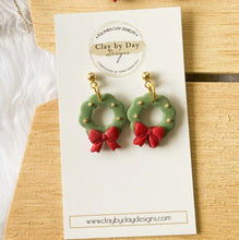 Load image into Gallery viewer, Holiday Clay Earrings