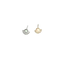 Load image into Gallery viewer, Gold Shaped Studs