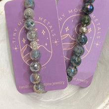 Load image into Gallery viewer, Gemstone Bracelet (Tiny Moon)