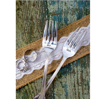 Load image into Gallery viewer, Hand Stamped Forks