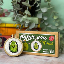 Load image into Gallery viewer, Mini Matchbook Cross Stitch Kit