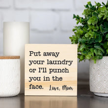 Load image into Gallery viewer, Twin Timbers Block Signs (Family & Pets)