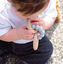Load image into Gallery viewer, Wooden Rattle Teething Rings