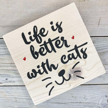 Load image into Gallery viewer, Twin Timbers Block Signs (Family & Pets)