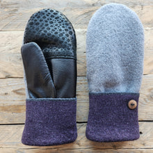 Load image into Gallery viewer, Luxe Wool Mittens with Leather or Suede