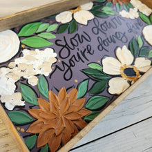 Load image into Gallery viewer, Handpainted Floral Art Framed