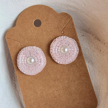 Load image into Gallery viewer, Indigenous Hand Beaded Round Studs