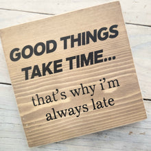 Load image into Gallery viewer, Twin Timbers Block Signs (Clean Humor)