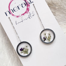 Load image into Gallery viewer, Meraki Crush Floral Dangles