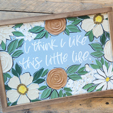 Load image into Gallery viewer, Handpainted Floral Art Framed