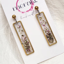 Load image into Gallery viewer, Meraki Crush Floral Dangles