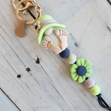 Load image into Gallery viewer, Clay Gnome Keychains