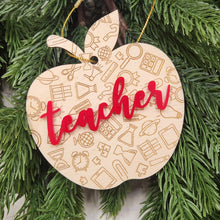 Load image into Gallery viewer, Birch & Sass Wood Ornaments