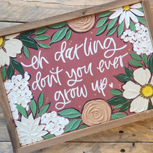 Load image into Gallery viewer, Handpainted Floral Art Framed