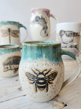 Load image into Gallery viewer, Themed Pottery Mugs (Kiwi Pottery)
